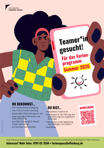 Flyer Teamer*innen gesucht
